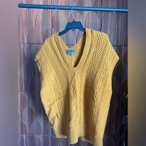 Anthropologie One Size oversized sweater vest